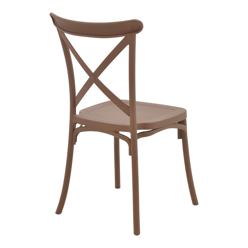 Καρέκλα Crossie pp μόκα 51x48x90εκ - Image 2