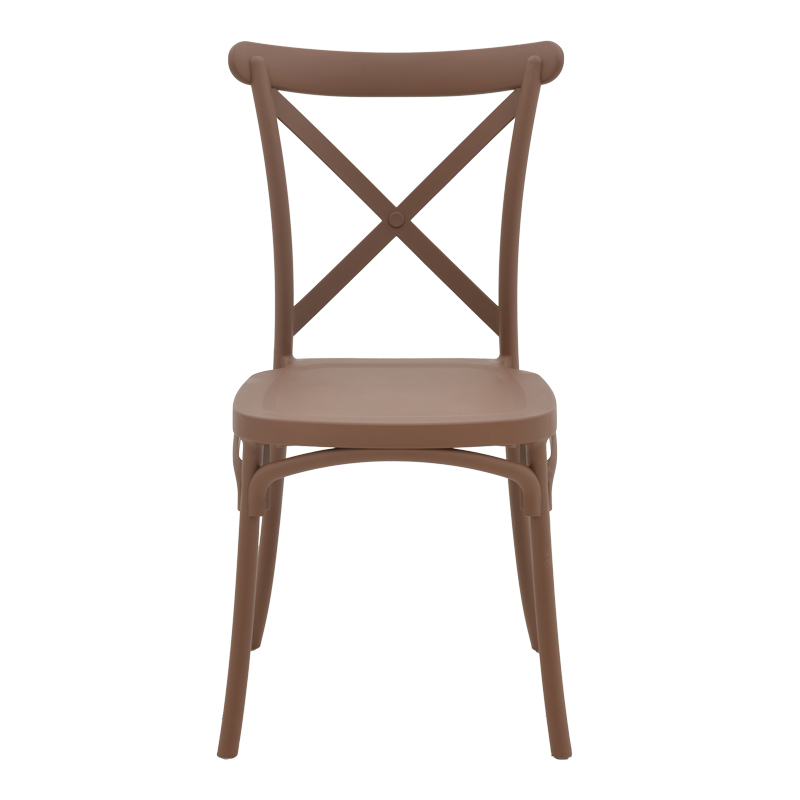 Καρέκλα Crossie pp μόκα 51x48x90εκ - Image 4