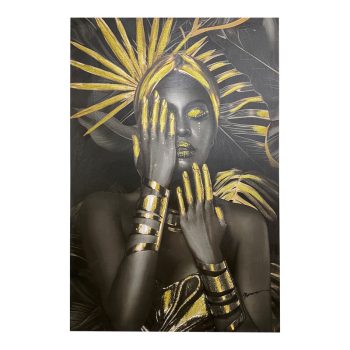 Πίνακας σε καμβά Umone Inart 80x3x120εκ 301-000009