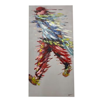 Πίνακας σε καμβά Walking Inart 70x3x140εκ 301-000011