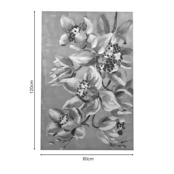 Alternative view of Πίνακας σε καμβά Flourish Inart 80x3x120εκ