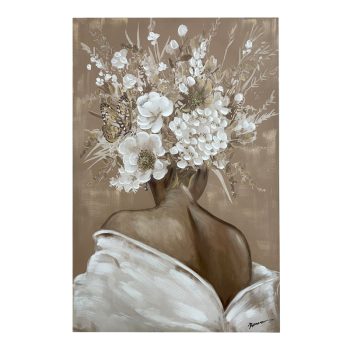 Πίνακας σε καμβά Weddy I Inart 80x3x120εκ 301-000025