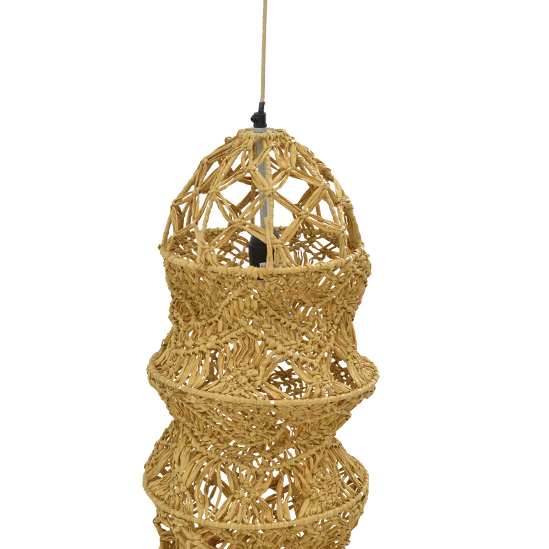 Φωτιστικό οροφής Frola Inart E27 φυσικό Φ25x115εκ - Image 3