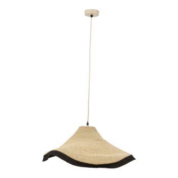 Φωτιστικό οροφής Hatty Inart E27 φυσικό Φ60x115εκ 311-000014