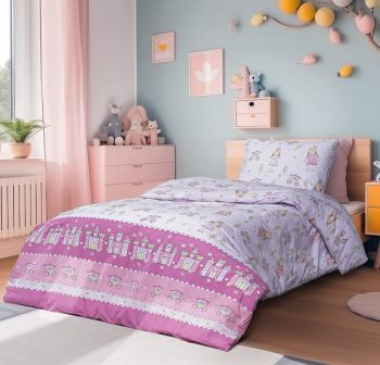 Beauty Home Σετ πάπλωμα μονό Candy Art 6233 160x240 Λιλά