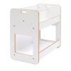 Ραφιέρα Dovere pakoworld λευκό mdf 56x34x55εκ 120-000420