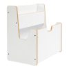 Ραφιέρα Crane pakoworld λευκό mdf 57x34x55εκ 120-000422