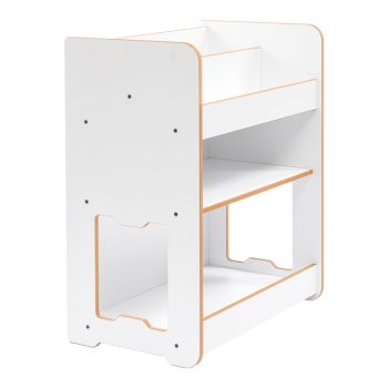 Ραφιέρα Seagull pakoworld λευκό mdf 57x34x70εκ 120-000424