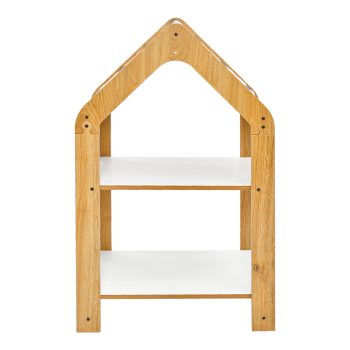 Alternative view of Ραφιέρα τ. Montessori Zoilen  φυσικό-λευκό-μπλε mdf 50x30x80εκ