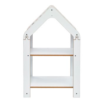 Alternative view of Ραφιέρα τ. Montessori Zoilen  λευκό-ροζ mdf 50x30x80εκ