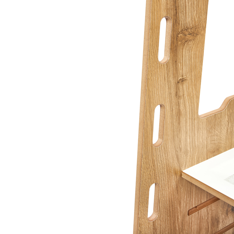 Πύργος εκμάθησης Farsene φυσικό-λευκό mdf 40x50x90εκ - Image 4