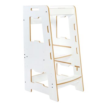 Πύργος εκμάθησης Farsene pakoworld λευκό mdf 40x50x90εκ 120-000442