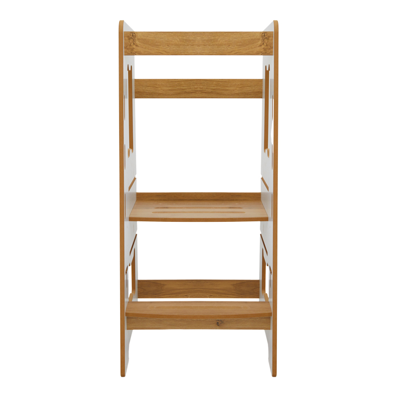 Πύργος εκμάθησης Farsene λευκό-φυσικό mdf 40x50x90εκ - Image 4