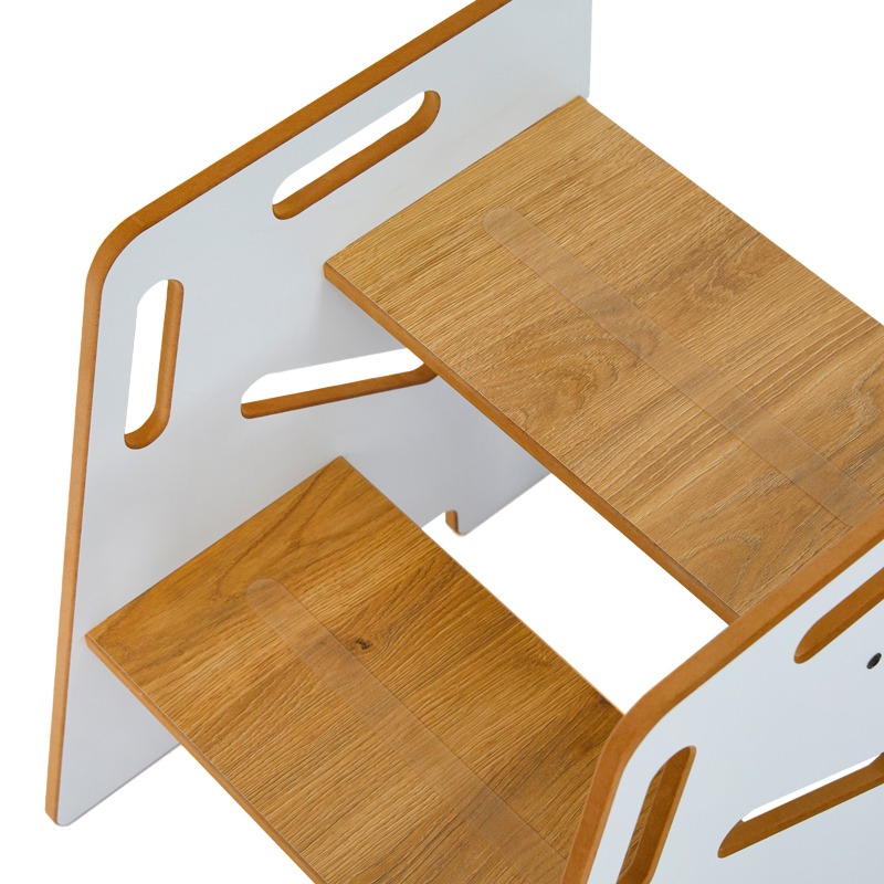 Πύργος εκμάθησης Steppy λευκό-φυσικό mdf 34x39x39εκ - Image 3