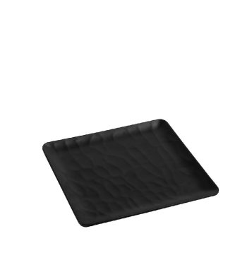 BLACK  ΠΙΑΤΟ ΡΗΧΟ ΤΕΤΡΑΓ. 18ΕΚ WAVY MATTE ΜΕΛΑΜΙΝΗΣ MLB347K72-6 Espiel