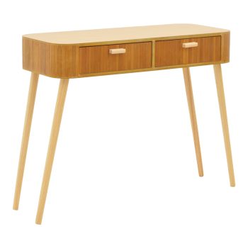 Κονσόλα Evander pakoworld ξύλο σε φυσική απόχρωση 100x40x80εκ 135-000020
