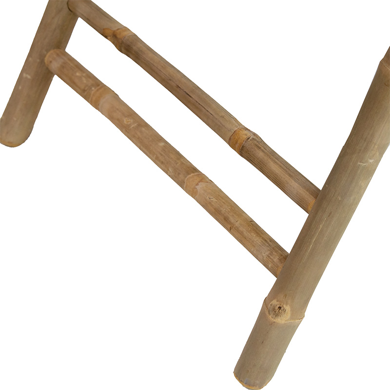 Τραπέζι Obbie πτυσσόμενο bamboo φυσικό Φ90x77εκ - Image 5