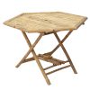 Τραπέζι Nando pakoworld πτυσσόμενο bamboo φυσικό 114x100x75εκ 141-000016