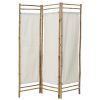Παραβάν Barra pakoworld bamboo φυσικό-εκρού 135x3x160εκ 141-000020