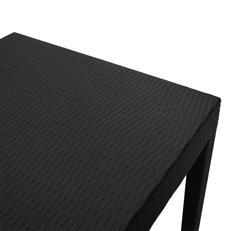 Τραπέζι Gabi PP χρώμα μαύρο 80x80x77εκ - Image 3
