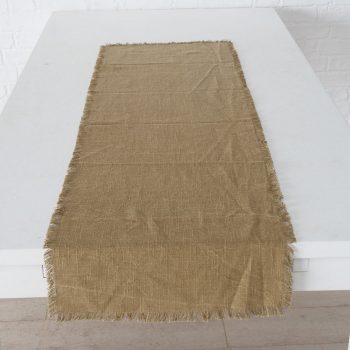 Alternative view of ΤΡΑΒΕΡΣΑ Lenea 2/ass ΚΑΦΕ/ΓΚΡΙ 140x40cm Cotton