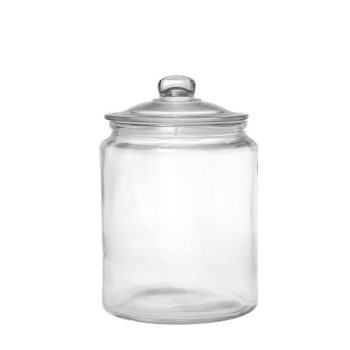 ΓΥΑΛΙΝΟ ΔΟΧΕΙΟ ΜΕ ΚΑΠΑΚΙ XL 7LT 20Χ20Χ29ΕΚ JAR108K4 Espiel