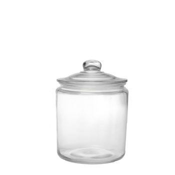 ΓΥΑΛΙΝΟ ΔΟΧΕΙΟ ΜΕ ΚΑΠΑΚΙ L 5LT 18Χ18Χ25ΕΚ JAR109K4 Espiel
