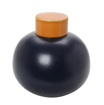 ΔΟΧΕΙΟ ''SPHERE'' ΜΠΛΕ ΜΕ ΚΑΠΑΚΙ ΧΡΥΣΟ 24ΕΚ VIL827 Espiel