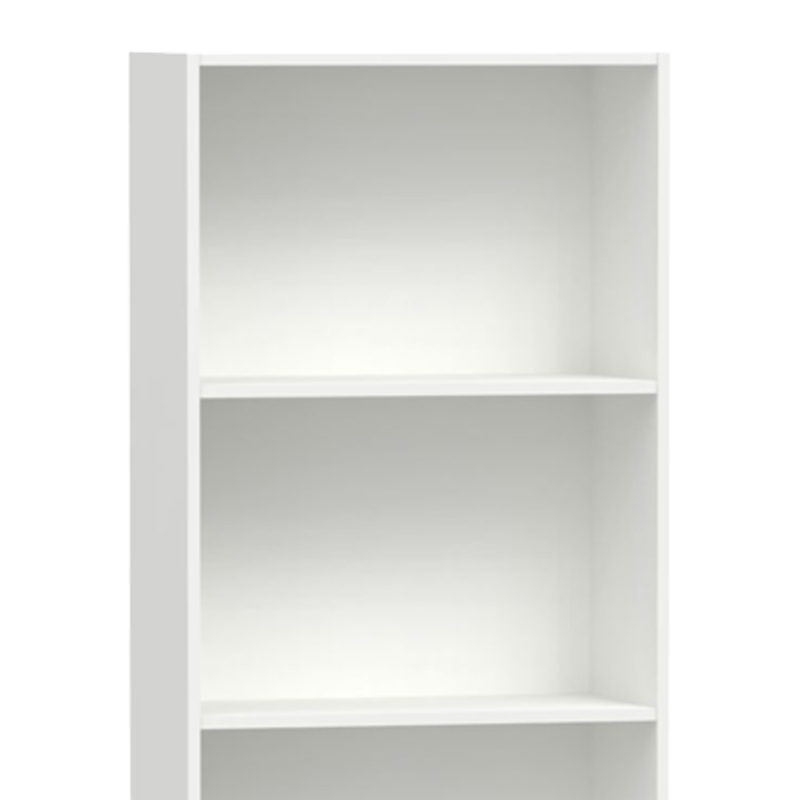 Βιβλιοθήκη Negan λευκό μελαμίνης 60x29x166εκ - Image 3