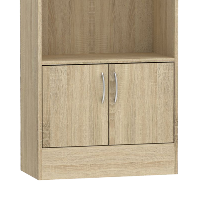 Βιβλιοθήκη Negan sonoma μελαμίνης 60x30x120εκ - Image 4