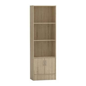 Βιβλιοθήκη Negan pakoworld sonoma μελαμίνης 57x33x180εκ 248-000018