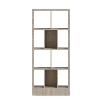 Alternative view of Βιβλιοθήκη Dividre  sonoma oak μελαμίνης 80x30x181εκ