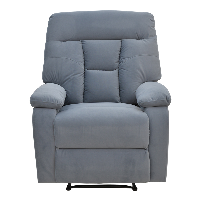 Πολυθρόνα relax με μηχανισμό massage Terpsi γκρι βελούδο 80x94x100εκ - Image 5
