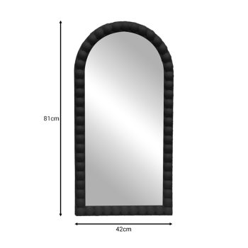Alternative view of Καθρέπτης Pavloval  μαύρο pp 42x3.5x81εκ
