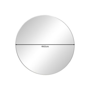 Alternative view of Καθρέπτης Nhaos  χρυσό αλουμίνιο Φ60x2.5εκ
