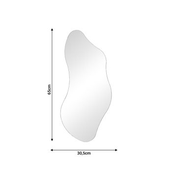 Alternative view of Καθρέπτης Vanis  30.5x1x65εκ