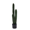 Διακοσμητικό φυτό Cactus III σε γλάστρα Inart πράσινο pp Υ85εκ 316-000024