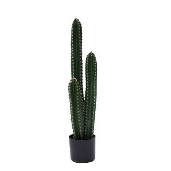 Διακοσμητικό φυτό Cactus III σε γλάστρα Inart πράσινο pp Υ85εκ 316-000024