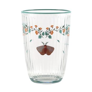 BUTTERFLY ΠΡΑΣΙΝΟ ΠΟΤΗΡΙ ΣΩΛΗΝΑ 390ML ΓΥΑΛΙΝΟ
