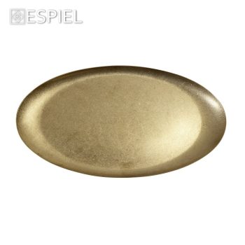 SNOW GOLD ΠΙΑΤΟ ΟΒΑΛ SS 18/10 22Χ12Χ1ΕΚ.