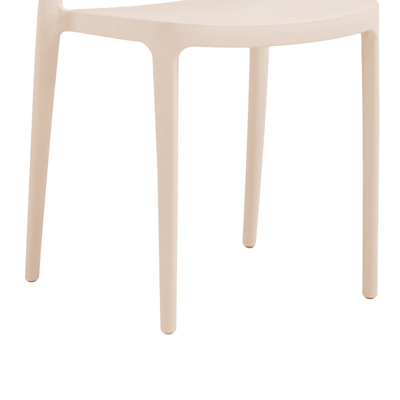 Καρέκλα Amvroan στοιβαζόμενη με UV protection cappuccino pp 51x49x79.5εκ - Image 3