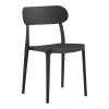 Καρέκλα Amvroan pakoworld με UV protection ανθρακί pp 51x49x79.5εκ 262-000034