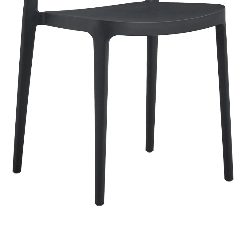 Καρέκλα Amvroan στοιβαζόμενη με UV protection ανθρακί pp 51x49x79.5εκ - Image 3