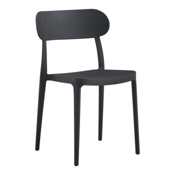 Καρέκλα Amvroan pakoworld με UV protection ανθρακί pp 51x49x79.5εκ 262-000034
