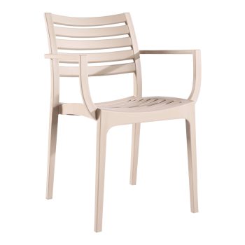Πολυθρόνα Gerko pakoworld με UV protection cappuccino pp 57x46x83εκ 262-000036