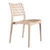 Καρέκλα Gerko pakoworld με UV protection cappuccino pp 57x46x83εκ 262-000038