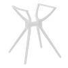 Βάση τραπεζιού Herno pakoworld λευκό pp 60x61x73εκ 262-000040