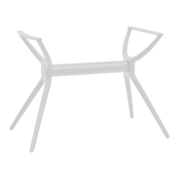 Βάση τραπεζιού Herno pakoworld λευκό pp 106x61x73εκ 262-000042
