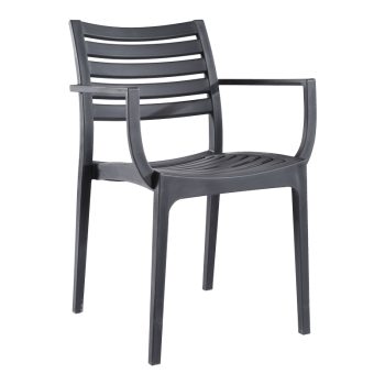 Πολυθρόνα Gerko pakoworld με UV protection γκρι pp 57x46x83εκ 262-000044