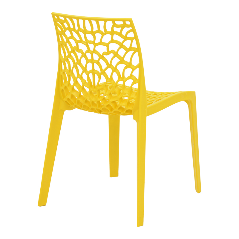 Καρέκλα Hush με UV protection PP κίτρινο 50.5x54x79.5εκ. - Image 2